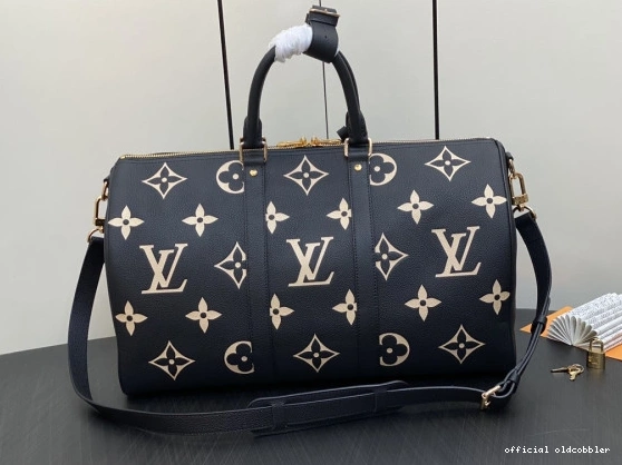 Official oldcobbler 45 LOUIS BANDOULIÈRE KEEPALL  VUITTON 0808
